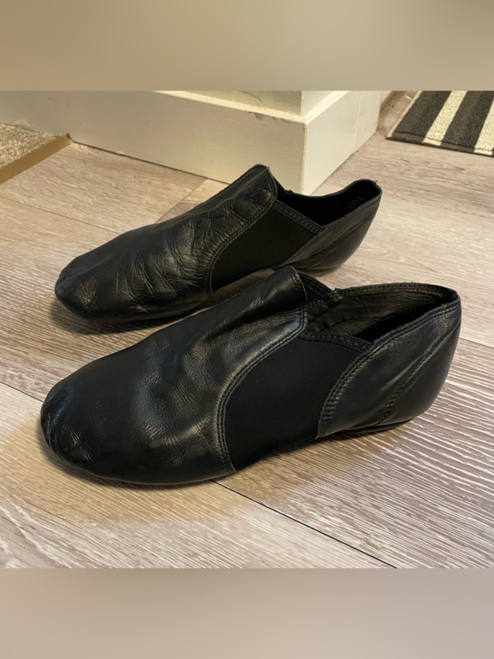 Capezio Men’s Jazz Dance Shoes Leather Black Slip On 13M Fits Size 10.5